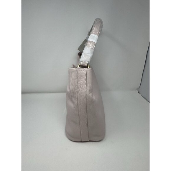 Isaac Mizrahi Live! Bridgehampton Leather Bucket Bag Purse Pink - Picture 5 of 15